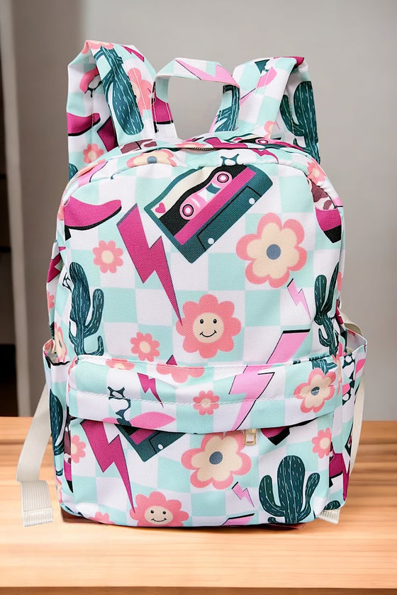 Strike, floral,cactus &printed backpack. BP-202323-29