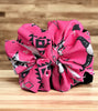 Aztec/cows sKull fuschia printed large headband. 3PCS/$10.50 F-DLH2375K