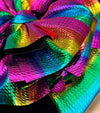 metallic tie dye printed large headbands. (2pcs/$10.00) F-DLH2448K