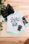 BOOHAW" Halloween printed baby onesie.SR060705-LOI