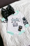 BOOHAW" Halloween printed baby onesie.SR060705-LOI