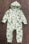 Duck  printed baby romper with hoodie. LR0425-14- AMY
