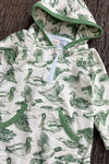 Duck  printed baby romper with hoodie. LR0425-14- AMY