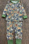 Mini Hunter printed boys pajamas set. BLP0505-12-AMY