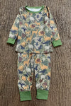 Mini Hunter printed boys pajamas set. BLP0505-12-AMY
