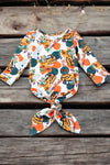 A little dirt & never hurts, multi printed infant gown. PJB65113008 M