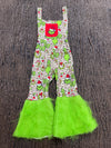 Christmas character & cheetah printed jumpsuit. (Top op not included) SR0425-37-SOL
