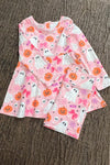Lt. Pink Halloween printed Active wear dress with undershorts. GLD0505-19-AMY