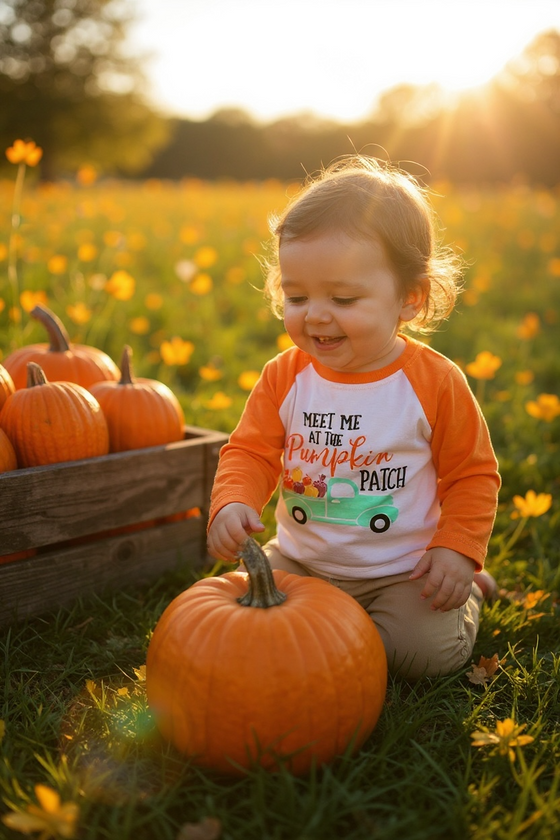 Meet me at the pumpkin patch boys tee-shirt. CX-318465