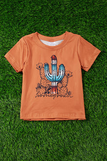  Girls Serape cactus printed tee shirt. TPG513010-AMY