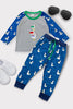 🔶 MULTI-COLOR SEAGULL EMBROIDERED PAJAMA SET. LC-CKTZ-20216465