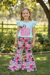 Valentines/western Howdy printed 2 piece set. GSPO102314-SOL