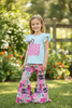 Valentines/western Howdy printed 2 piece set. GSPO102314-SOL