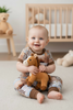 Wild west cowboy" Multi printed patch baby romper with snaps. SR100105-SOL