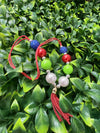 Adjustable string bubble necklace with tassel(3pcs/$9.00)XL01618