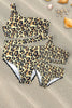 Women animal printed swimsuit.  SW-4-300007844-LOI