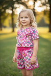 K-character printed & checker 2 piece set. GSSO120302-JEAN