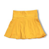Mustard pleaded skort made of HI-Performance fabric. GLK103007-JEAN