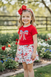 Embroidered Patriotic applique ted t-shirt and shorts. GSSO120201-Jean