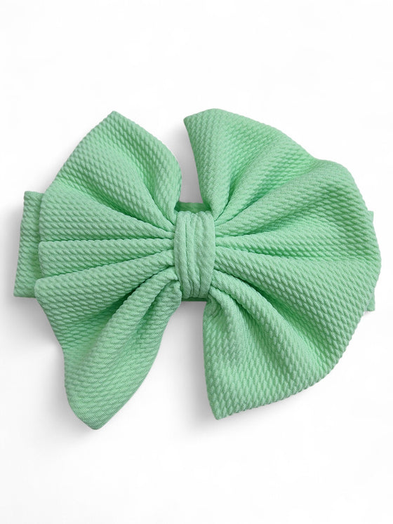 Bow baby headbands for baby. 12pcs/$6.00 (Mix Colors)