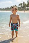 Multi-printed wester swim shorts. PNB60008 SOL