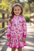 Western/Disco printed activewear 2 piece set. GLD102702-JEAN