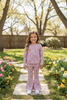 Multi-printed girls 2 piece set. OFG60472 Jean