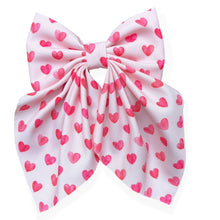  Valentine's alligator clip coquette hair bows. 4pcs/$10.00