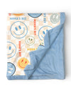 50" x 60" Mama's Boy emoji throw blanket. BL092403-50*60inches