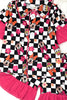 Character & checker printed pajamas set. GSSO112304-SOL