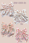 Easter printed coquette hairbows with alligator clip.(4PCS/$10.00) BW-2025-1