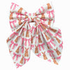 Easter printed coquette hairbows with alligator clip.(4PCS/$10.00) BW-2025-1