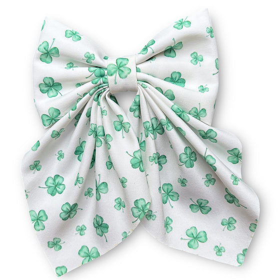 Floral printed coquette hair bows w/alligator clip.(4PCS/$10.00  BW-2025-4