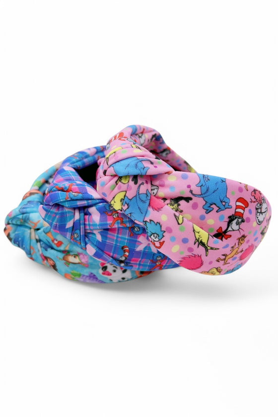 Printed Girls headbands. 3pcs/$10.50 Hb-2025-A1