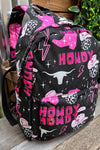 howdy & disco ball printed backpack. BP-202323-21