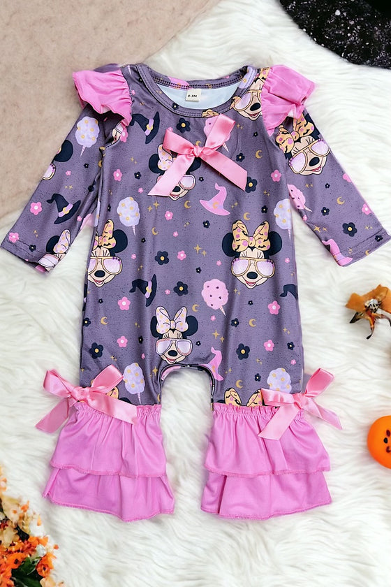 Character printed baby romper. LR042004-loi