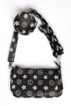 Black star printed crossbody purse. BBG60152004 M