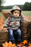 UNISEX Aztec printed pullover sweater with hoodie. TPG65113042-AMY