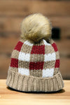 Multi-printed knit beanies/ available in 4 designs. 2pcs/$10.00 ACG5011302