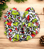 Big tassel Mr. Grinchh printed headbands. 4pcs/$10.00