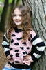 GIRLS PINK KNIT SWEATER. TPG651122090-AMY