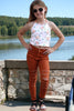 Rust ripped skinny jeans. PNG25133062-sol