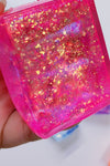 Sequins rectangle squishy. 2"x1.5