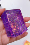 Sequins rectangle squishy. 2"x1.5