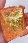 Sequins rectangle squishy. 2"x1.5