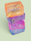 Sequins rectangle squishy. 2"x1.5