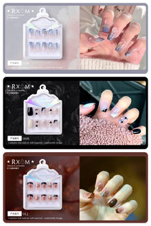  Beautiful women press on nail set / 5 piece nail kit. Choose your favorite!! A-1