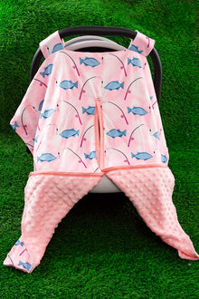  Gone fishing baby car seat cover. ZYTG65113002