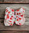 Watermelon popsicle printed double layer hair bows. (6.5"wide 4pcs/$10.00)BW-DSG-851