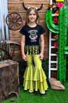 Green double layer extra wide bell bottoms. PNG25153117-amy
